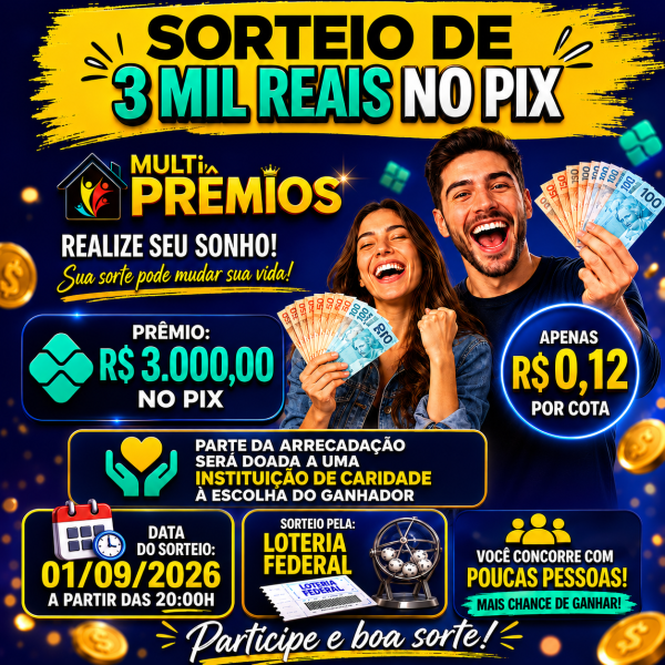 3 Mil Reais No Pix